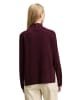 Tom Tailor Pullover in dark red mélange
