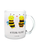Mr. & Mrs. Panda Kaffeetasse Biene Verliebt mit Spruch in Transparent