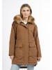 DreiMaster Damen Damen Winterparka in Sand Weiss
