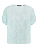Zero  Sweatshirt kurzarm in Blue/Cream