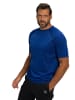 JP1880 Kurzarm T-Shirt in kobaltblau