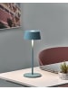 Beliani Tischlampe für den Außenbereich GUDER in Blau - (W) 15 x (H) 36 x (L) 15 cm