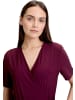 CARTOON Jumpsuit mit Bindegürtel in Dark Aubergine