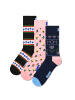 Happy Socks Socken 3er Pack in Mother´s Tulip