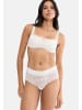 Triumph Short Slip Body Make-Up Illusion Lace in Ecru white