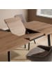 CALICOSY Tisch IRMA in Dunkles Holz - (W) 138  x (H) 76  x (L) 85  cm