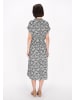 Usha Women Dress in black white
