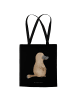 Mr. & Mrs. Panda Stofftasche Schnabeltier Mut ohne Spruch in Schwarz