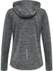 Hummel Hummel Zip Kapuzenpullover Hmlselby Yoga Damen in DARK GREY MELANGE