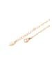 faina Women Chain Link Bracelet With Charms in Rose Gold Pink