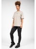 Gorilla Wear T-Shirt in Übergröße - Bixby - Beige
