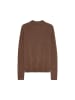 DANISH ENDURANCE Rundhalspullover Heritage Merino Cashmere in brown