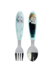Disney Frozen Kinderbesteck Set 2-teilig – Löffel & Gabel mit Motivgriffen in Blau