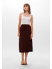 Les Lunes Midirock LUMII Skirt Jersey Midi in Bitter Chocolate