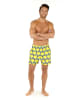 HOM Beach Boxer Mahdi in yellow print