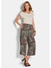 GOLDNER Jerseyhose mit Patchwork-Druck in bunt / gemustert