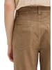 Marc O'Polo Lederhose wide in Earthy Taupe