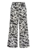 Kaffe Hose BPliah Regular fit in Black/Turtledove Flower Print