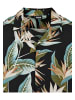 Urban Classics Urban Classics Herren Blossoms Resort Shirt in black/blossom