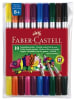 Faber-Castell Doppelfasermaler farbig 10 Stück sortiert im Etui