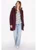 DreiMaster Women Anorak in burgundy