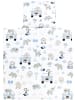 TupTam Unisex Baby Wiegenset 4-teilig in blau/grau