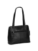 The Chesterfield Brand Wax Pull Up Schultertasche Leder 30 cm Laptopfach in schwarz