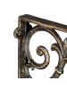 relaxdays 4 x Regalwinkel in Bronze