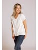 ZHRILL Zhrill Damen T-Shirt ZHSVANA STRIPES in weiß