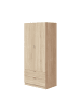 CALICOSY Schrank DARION in Eiche - (W) 52  x (H) 180  x (L) 81,2  cm