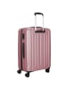 Roncato Kinetic 2.0 4 Rollen Trolley M 66 cm mit Dehnfalte rosa antico