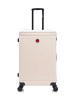 SWISS KOPPER Großer Hartschalenkoffer GSTAAD in Beige (100L)