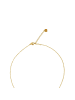 ANELY Halskette mit ovalem Anhänger 70 cm Modeschmuck in Gold