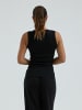 Seamless Basic Top Wooly in Black