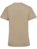 Hummel T-Shirt "Hmlactive Co Tee S/S Woman" in Braun