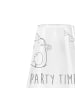 Mr. & Mrs. Panda Weißwein Glas Avocado Party Zeit mit Spruch in Transparent