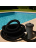 relaxdays Poolschlauch in Schwarz/ Weiß - (L)10 m x Ø 32 mm