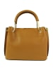 Toscanto Toscanto Umhängetasche, Handtasche Leder tan, hellbraun ca. 30cm