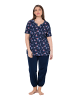 Ulla Popken Pyjama in nachtblau