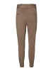 Vero Moda Paperbag Stoffhose mit Bindeband VMEVA in Braun-2