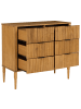 Beliani Kommode TAURIAC in Braun - (W) 100 x (H) 90 x (L) 45 cm