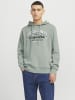 Jack & Jones Kapuzenpullover in Iceberg Green