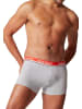 Skiny Boxershort 3er Pack in Petrol/Grau/Orange