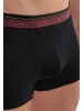 HOM Retro Short / Pant Tiago in Blau / schwarz