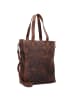 Plevier Retro Jackson Shopper Tasche Leder 31 cm Laptopfach dunkelbraun