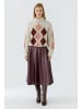 Oui Pullover in lt stone red