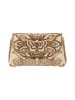 faina Women Flap Bag in Gold