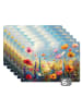 OnlyWow Platzset - Tischset (6-teilig) Multicolor, abwaschbar