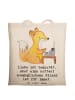 Mr. & Mrs. Panda Tote Bag Buchhalter Weisheit mit Spruch in Creme