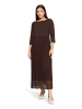 Betty Barclay Plisseekleid mit 3/4 Arm in Light Maroon